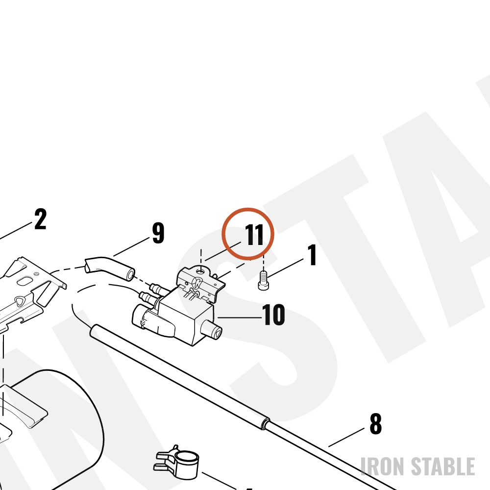Harley-Davidson Rubber Mount, Front Sdcvr