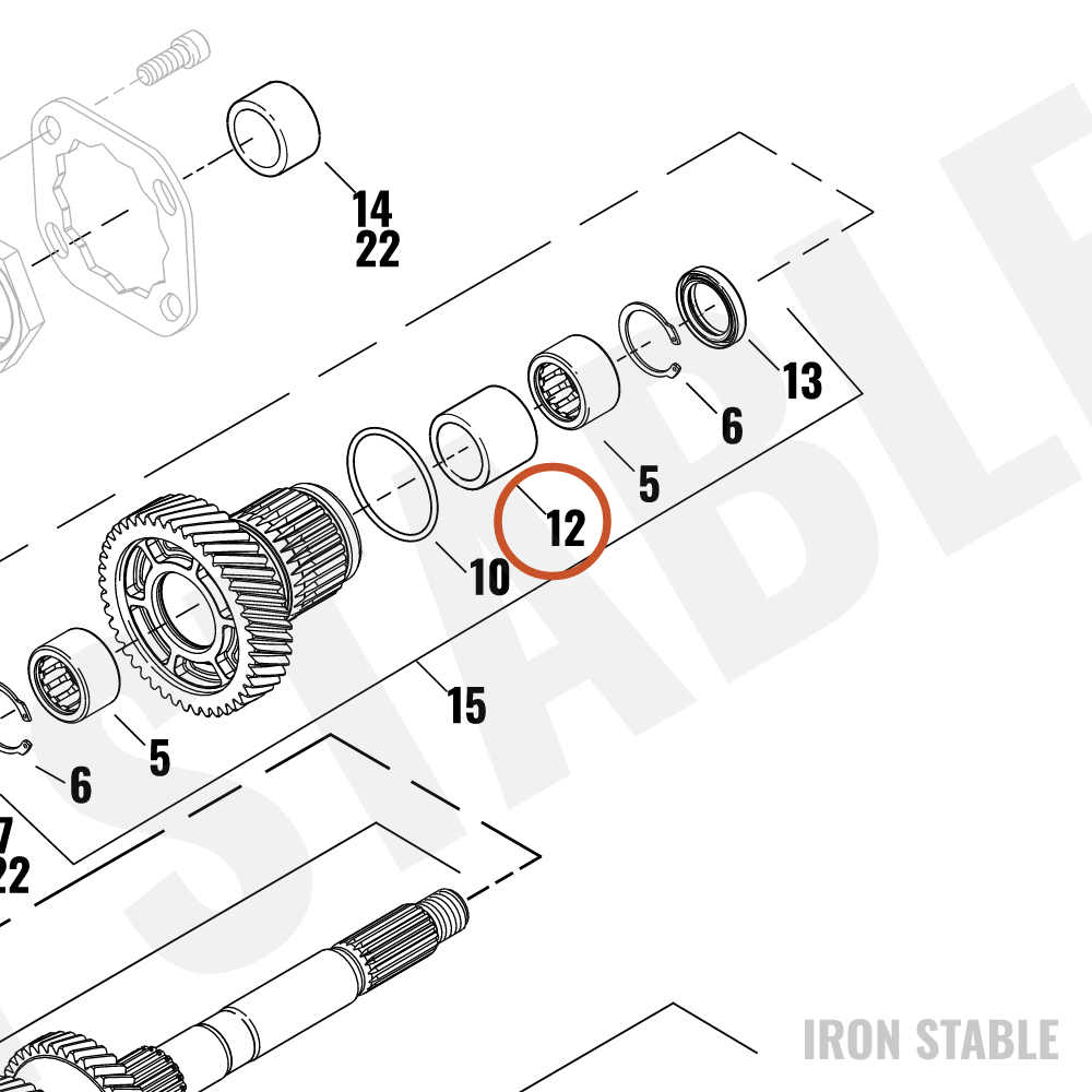 Harley-Davidson Spacer, Bearing