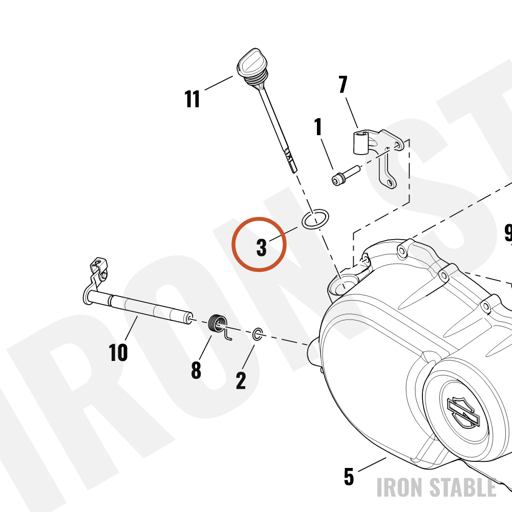 Harley-Davidson O-Ring, Cap, Oil Filler