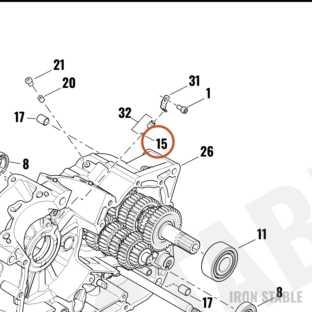 Harley-Davidson O-Ring, Piston Cooling Jet