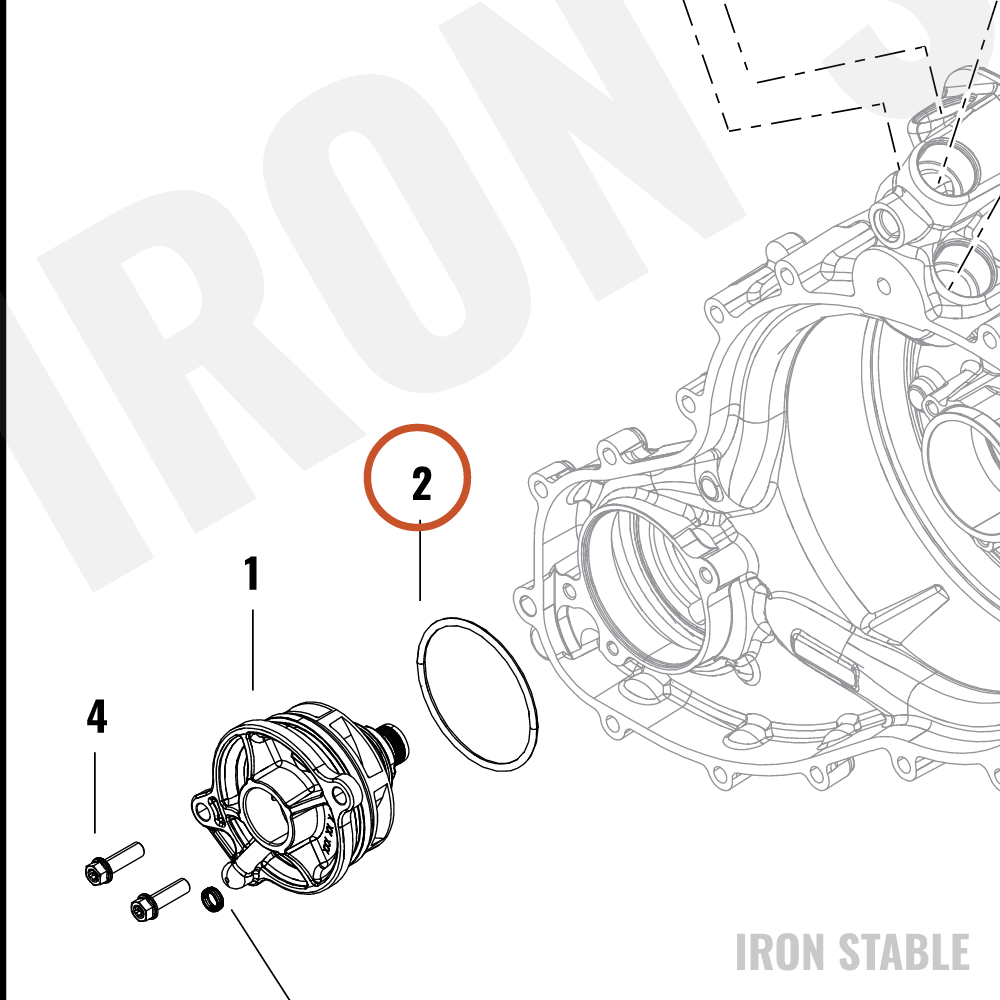 Harley-Davidson O-Ring, Water Pump, Body, Seal