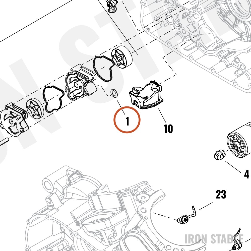 Harley-Davidson O-Ring, Oil Cooler