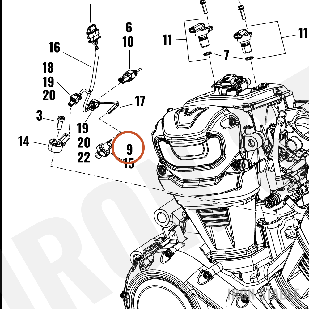 Harley-Davidson O-Ring, Switch, Press, Engine Oil