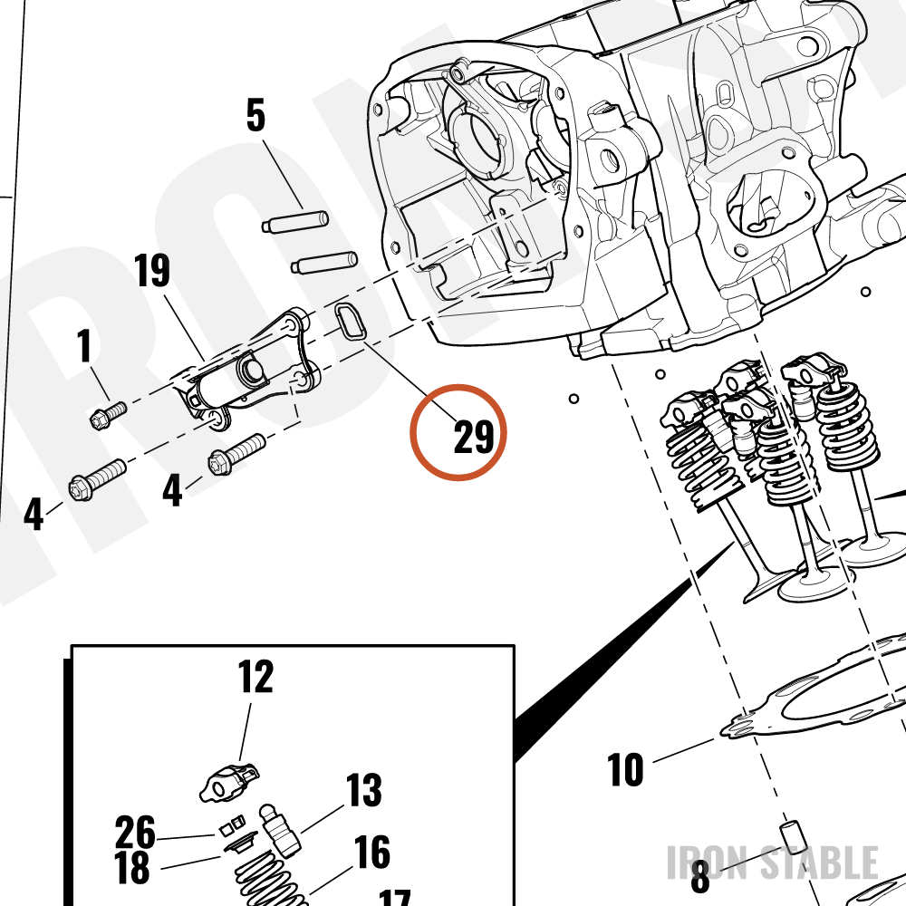 Harley-Davidson O-Ring, Camdrive Tensioner