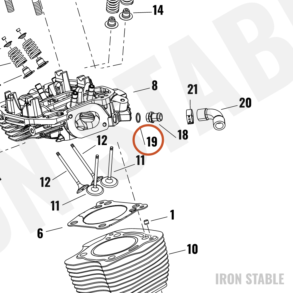 Harley-Davidson O-Ring, Coolant Fitting