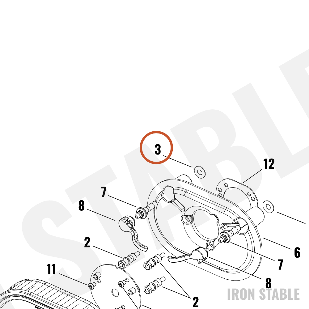 Harley-Davidson Airclnr, Gasket, Intake Tube