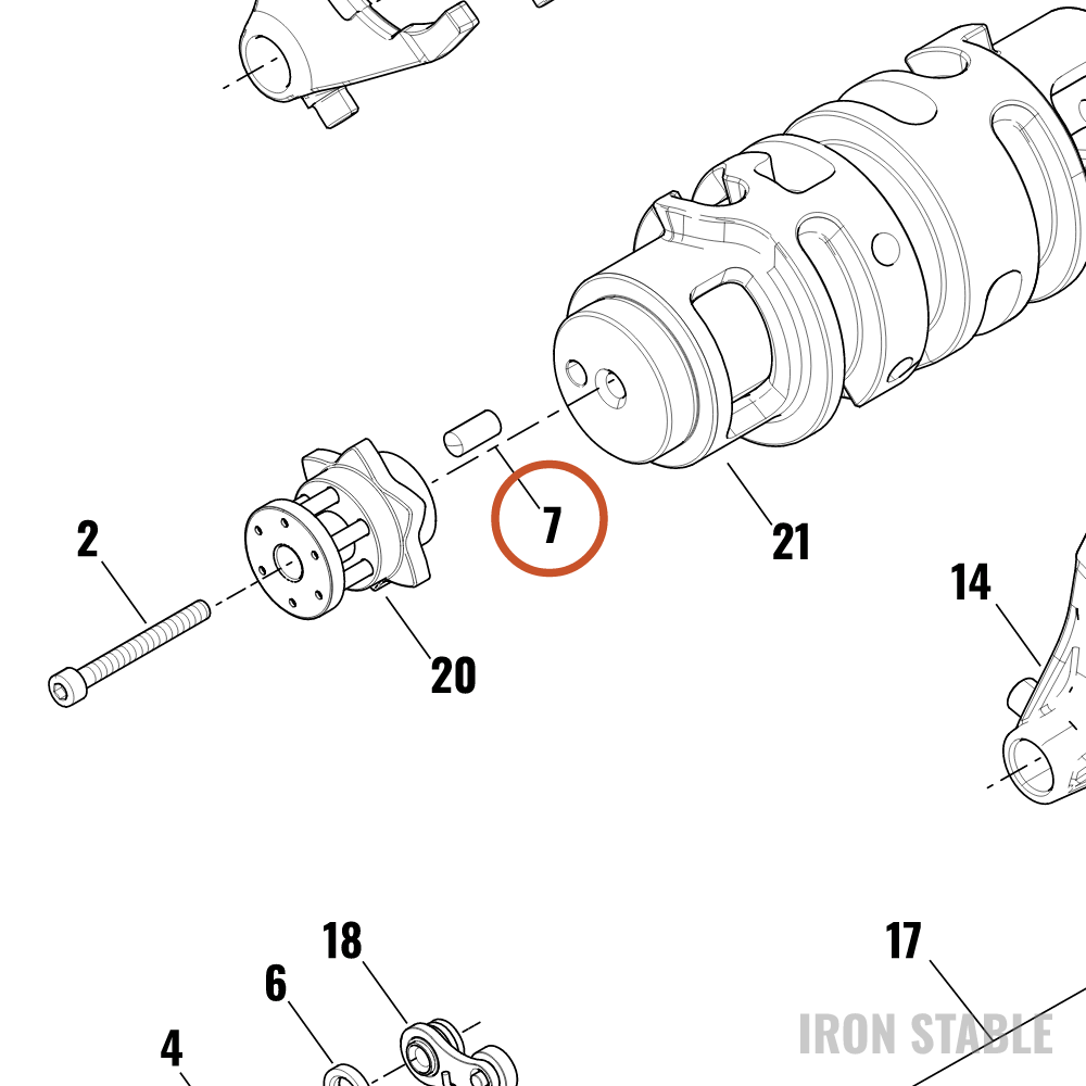 Harley-Davidson Pin, Index Plate