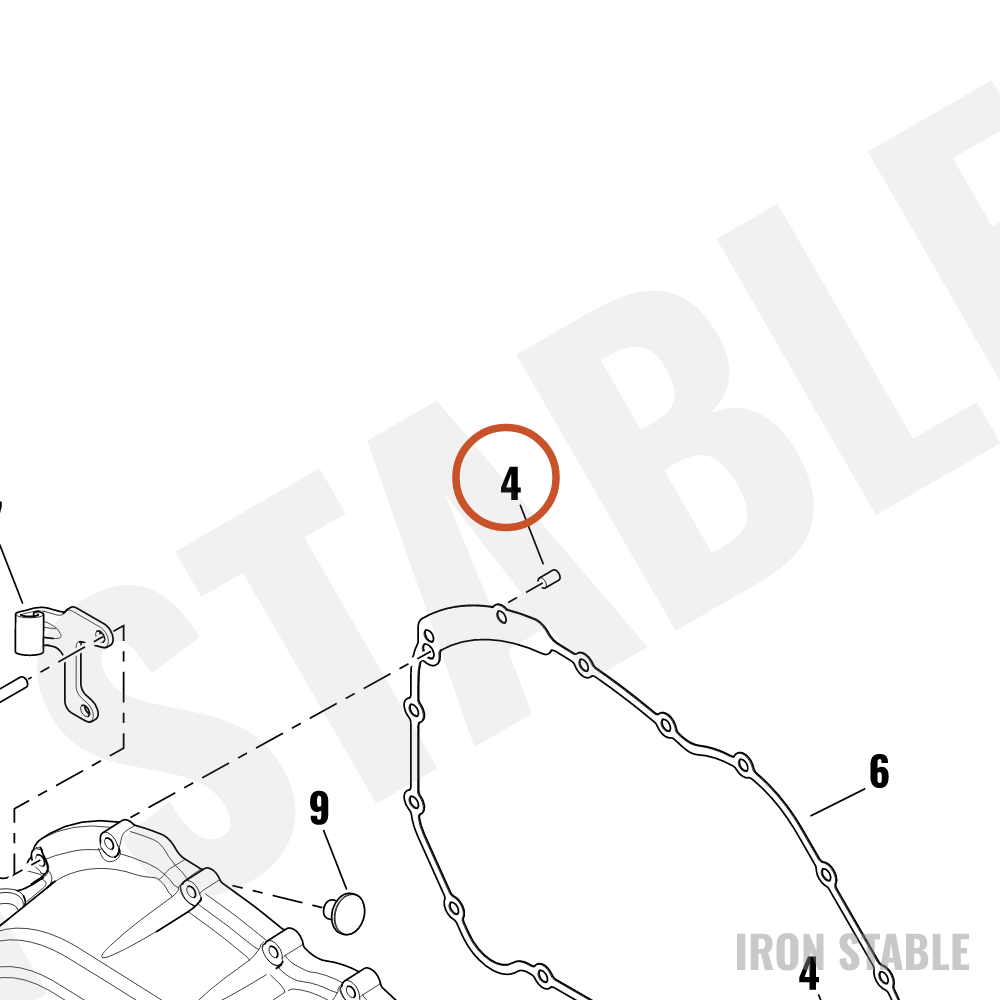 Harley-Davidson Dowel Pin, 8mm