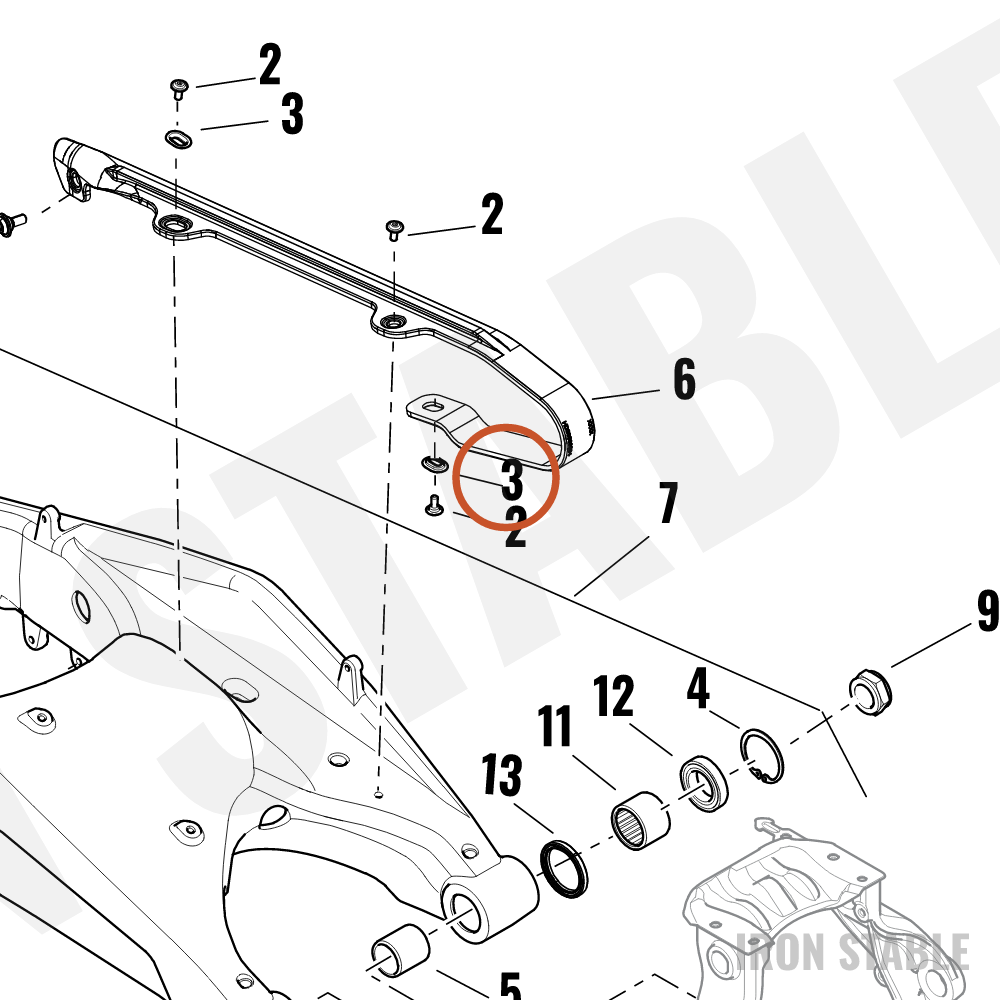 Harley-Davidson Pin, Compression Limiter