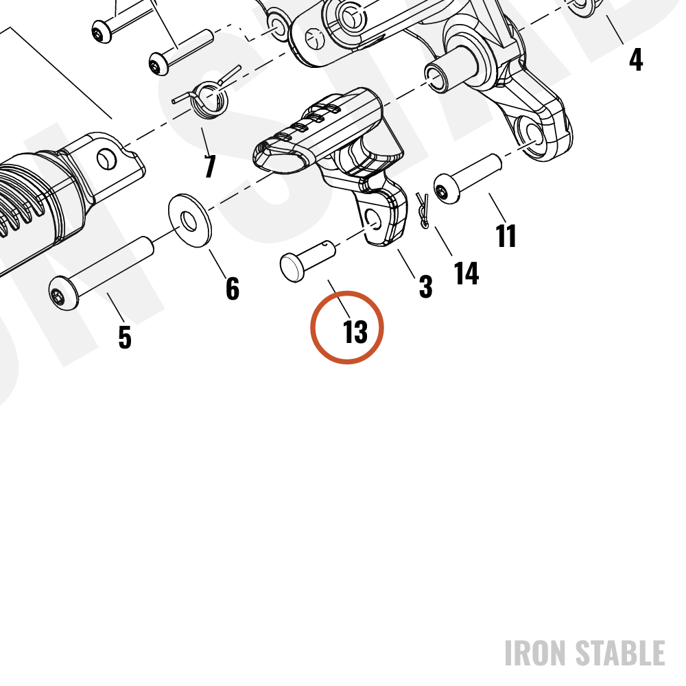 Harley-Davidson Pin, Clevis