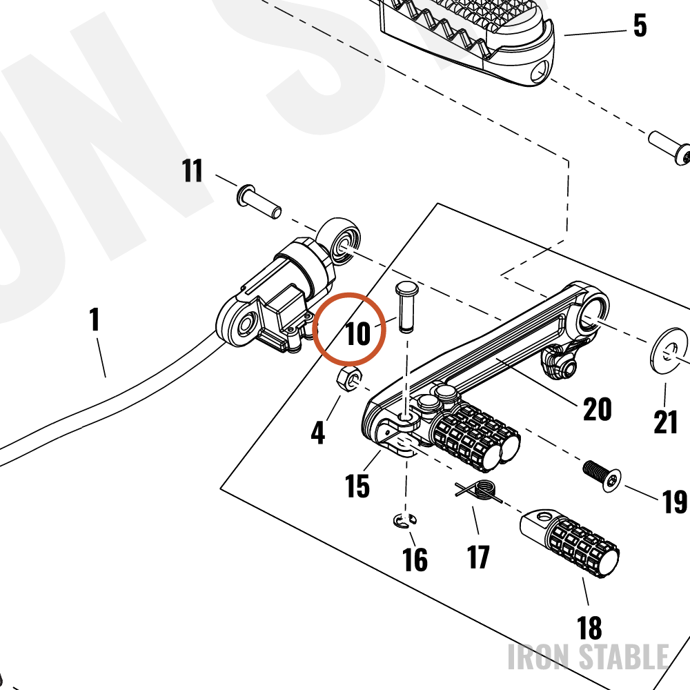 Harley-Davidson Pin, Clevis
