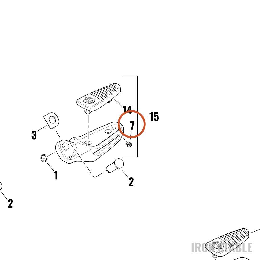 Harley-Davidson Plug, Prft, M6 Tap Hole, Blk