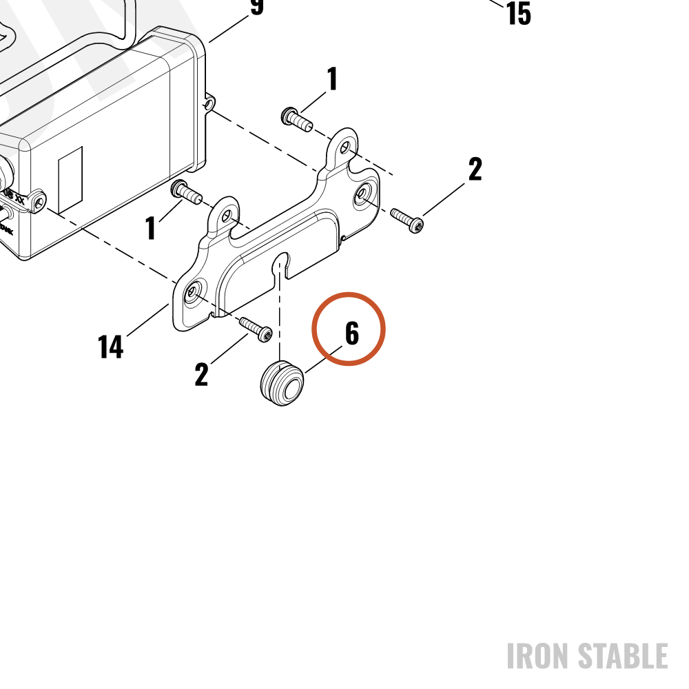Harley-Davidson Grommet, Damper, Canister
