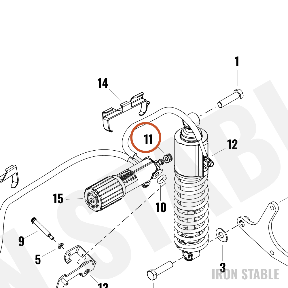 Harley-Davidson Grommet, Rr Spnsn Adj