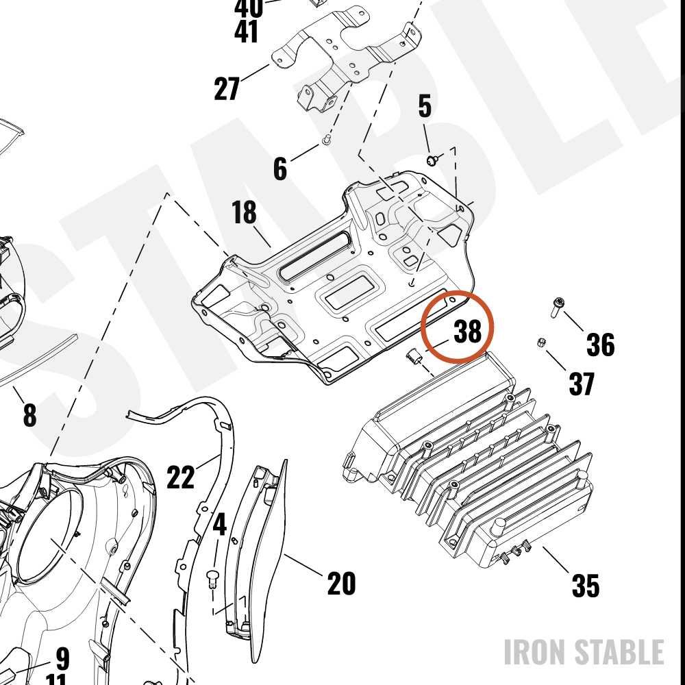 Harley-Davidson Plug, Prft, Panel 1/2inch Dia