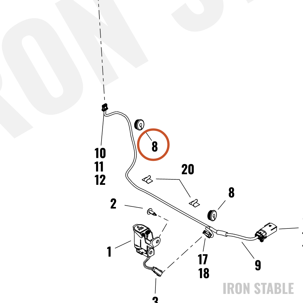 Harley-Davidson Grommet, Split, Tourpak