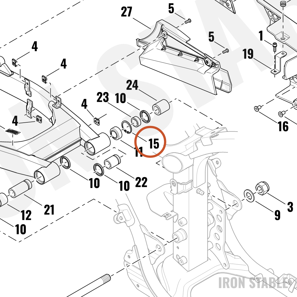 Harley-Davidson Retaining Ring, Spherical Bearing