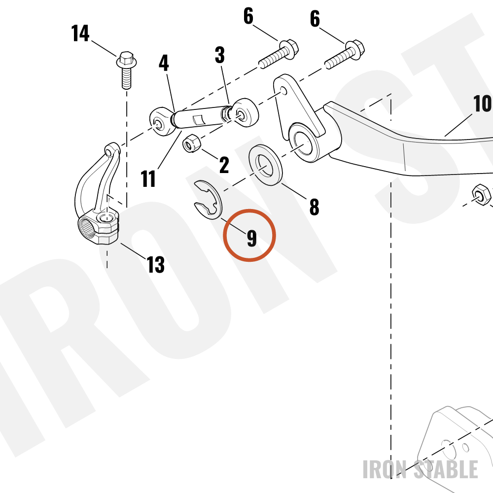 Harley-Davidson E-Clip, Brake Pin