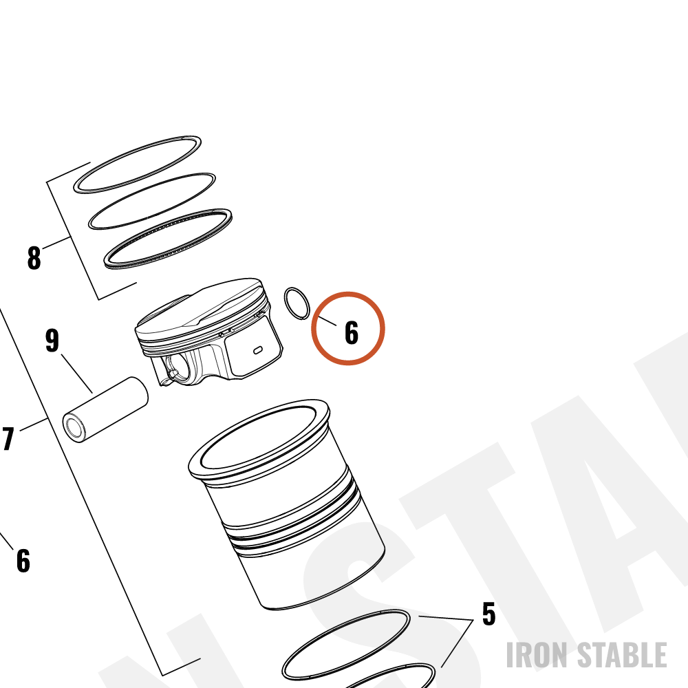 Harley-Davidson Circlip, Piston Pin