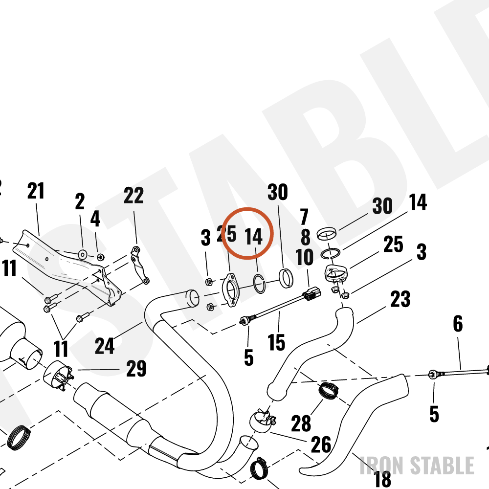 Harley-Davidson Retaining Ring