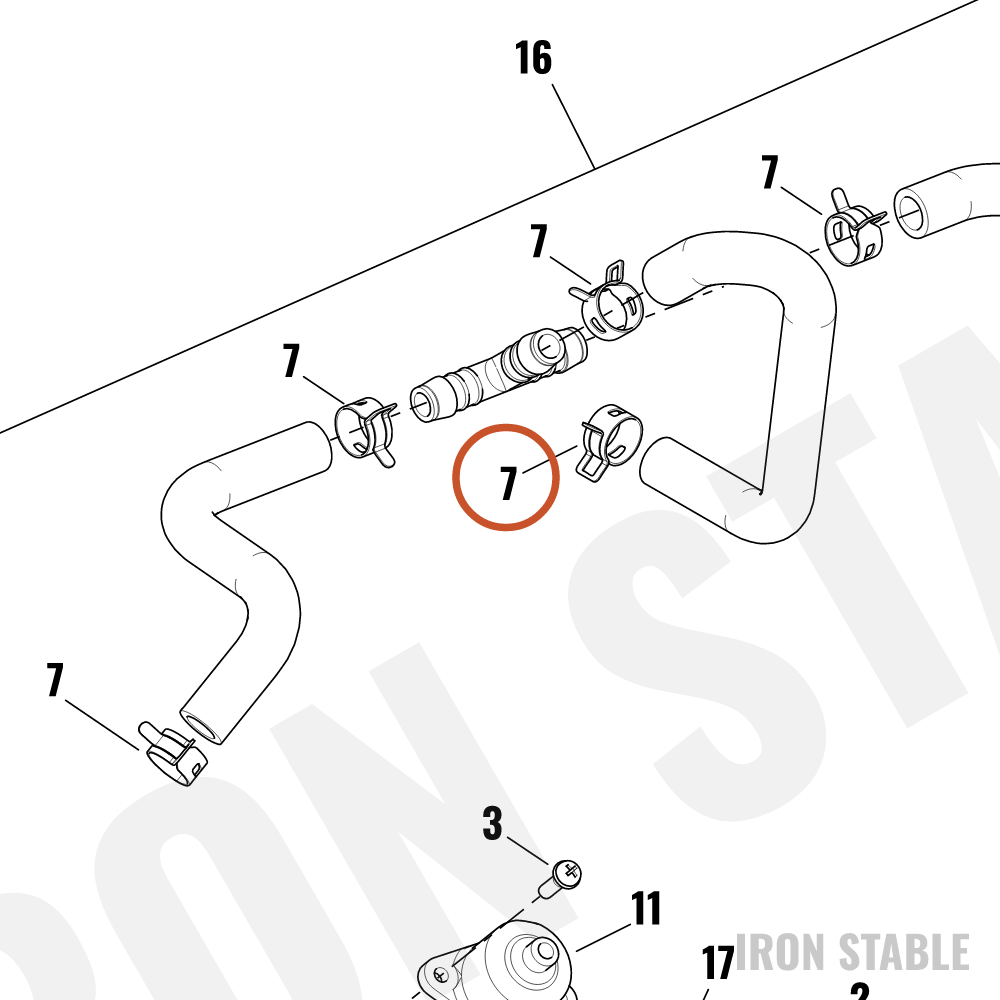 Harley-Davidson Clip, Hose