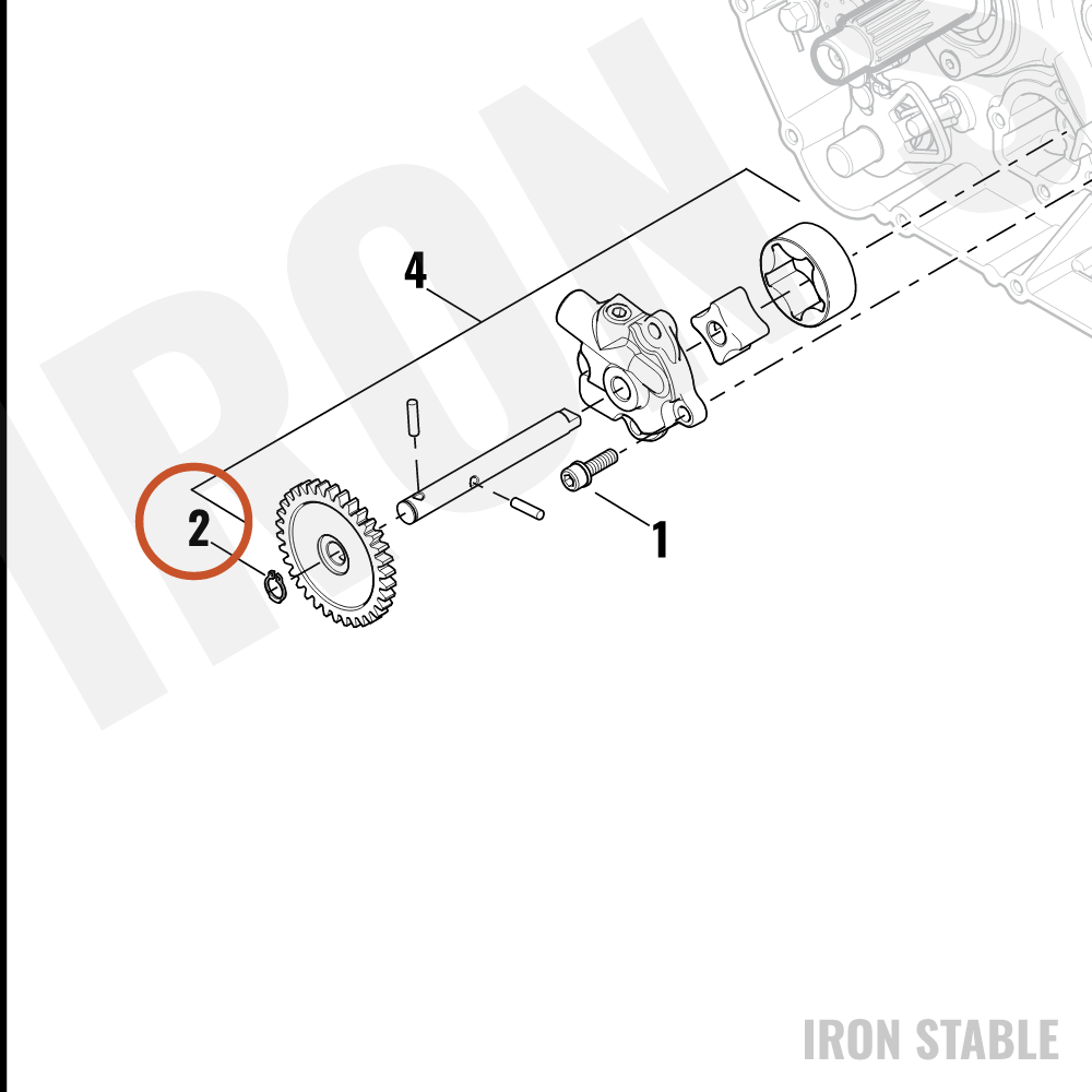 Harley-Davidson Circlip, Dia 10