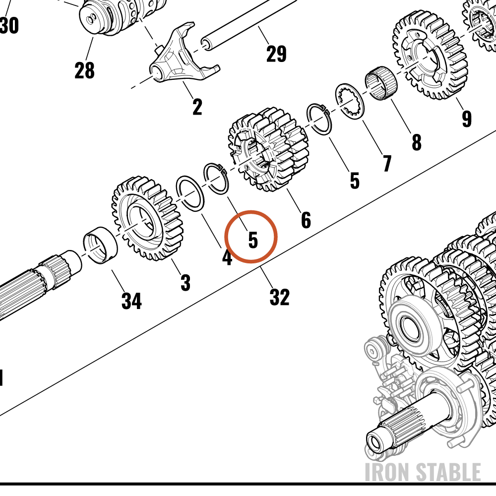Harley-Davidson Circlip