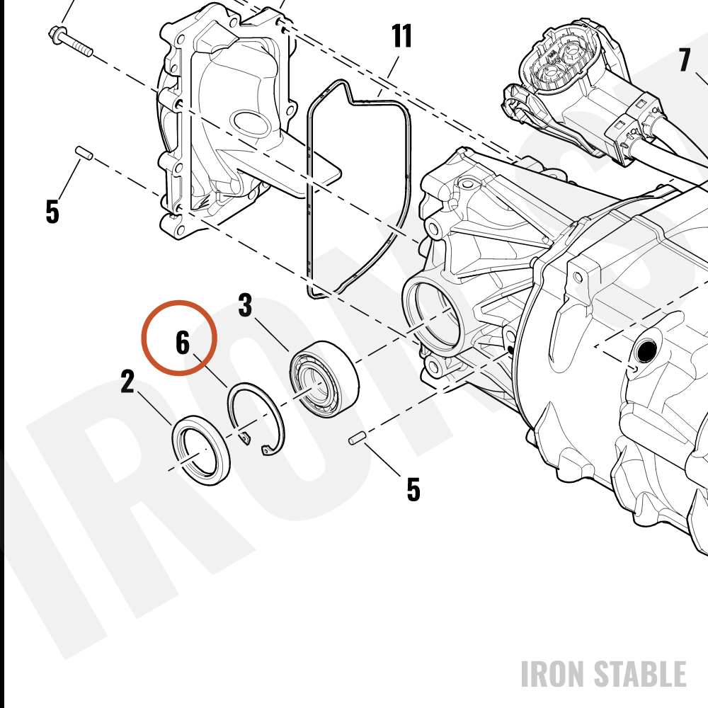 Harley-Davidson Ring, Retg, Output Sprocket Bear
