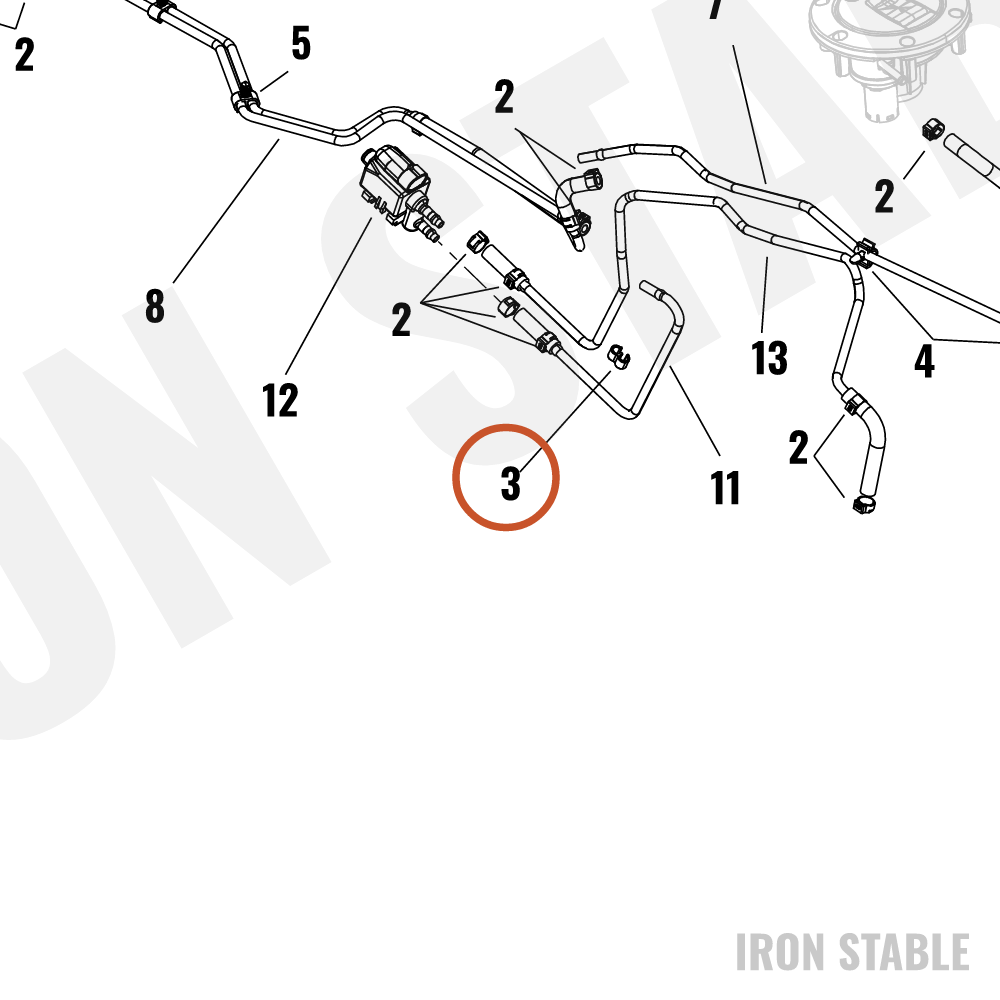 Harley-Davidson Clip, Retg, Fixed Spacer