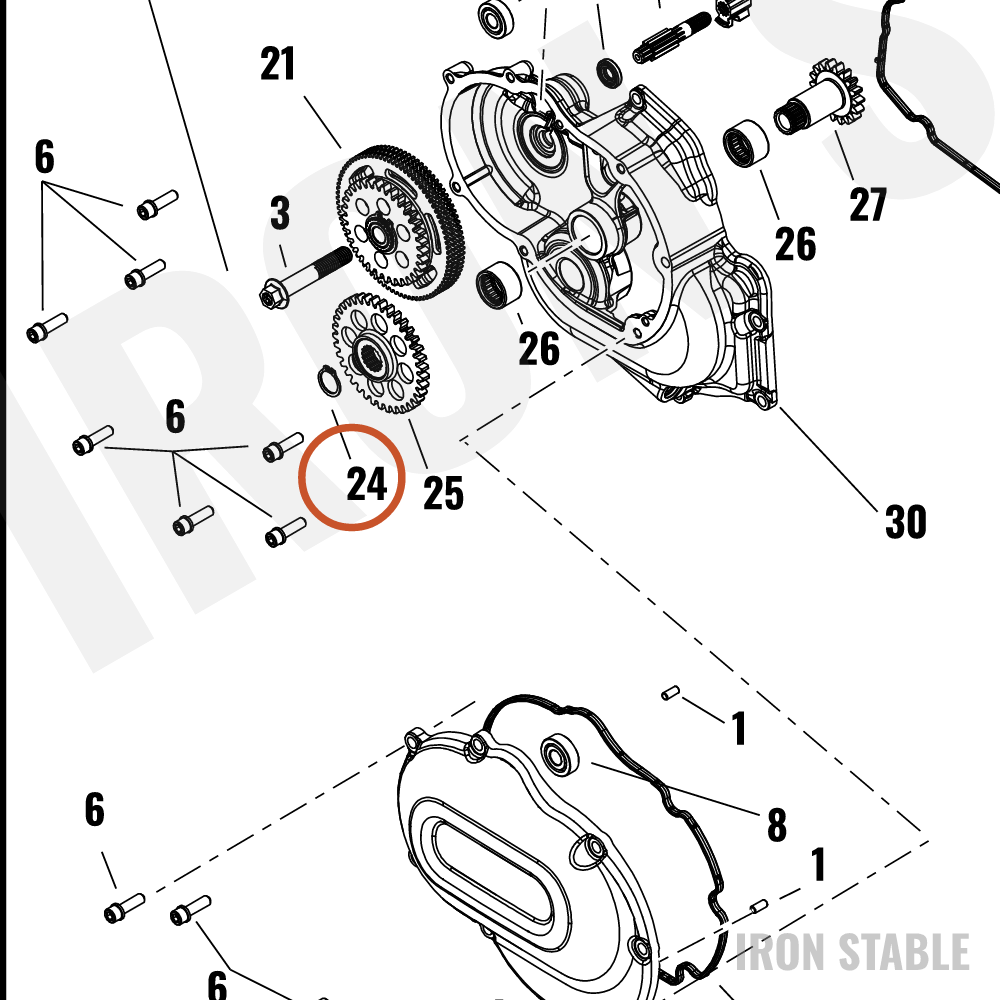Harley-Davidson Ring, Retg, Dsh-18
