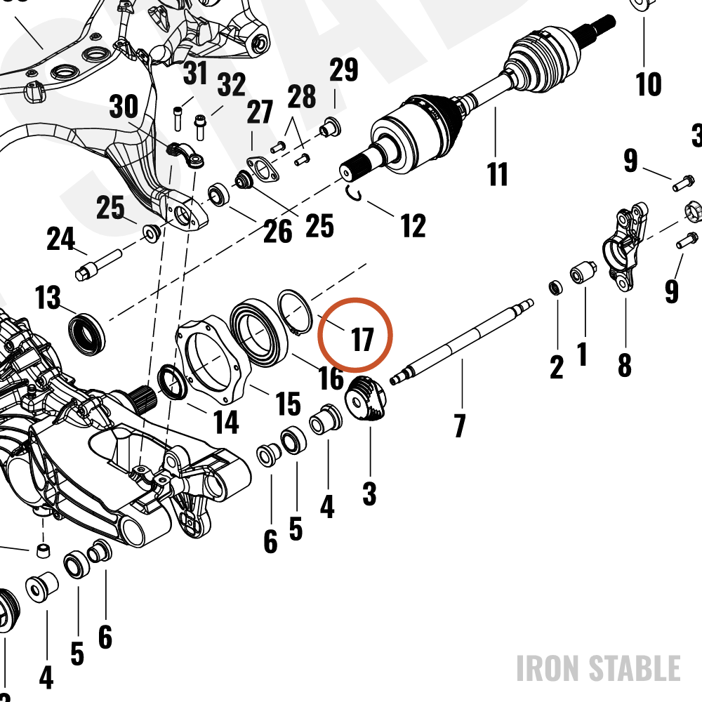 Harley-Davidson Ring, Retg, Bearing, Input Sprock
