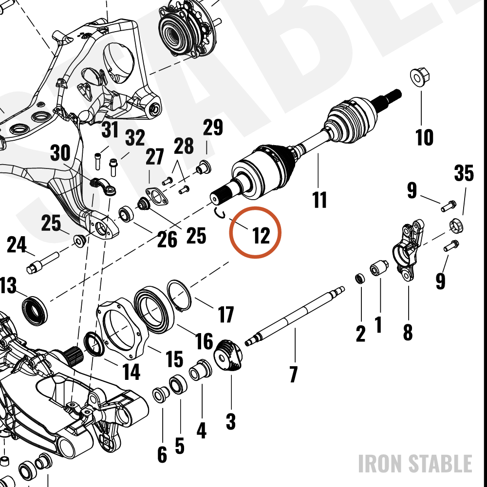 Harley-Davidson Clip, Retg, Internal