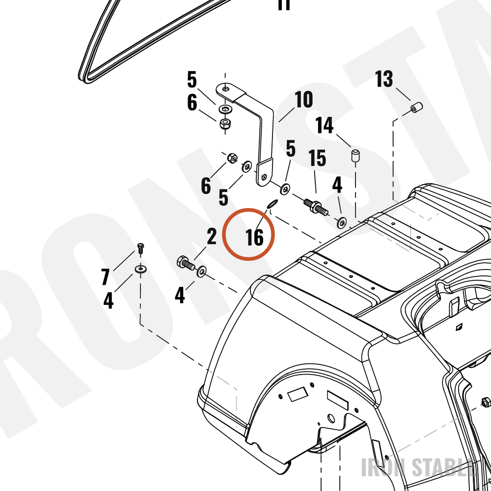 Harley-Davidson Sealing Washer, .031 Thk, Epdm