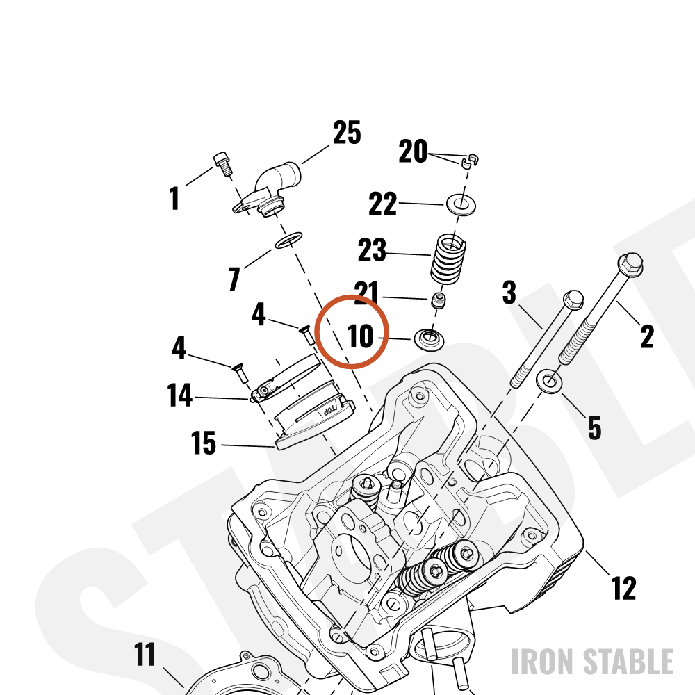 Harley-Davidson Washer, Spring Seat