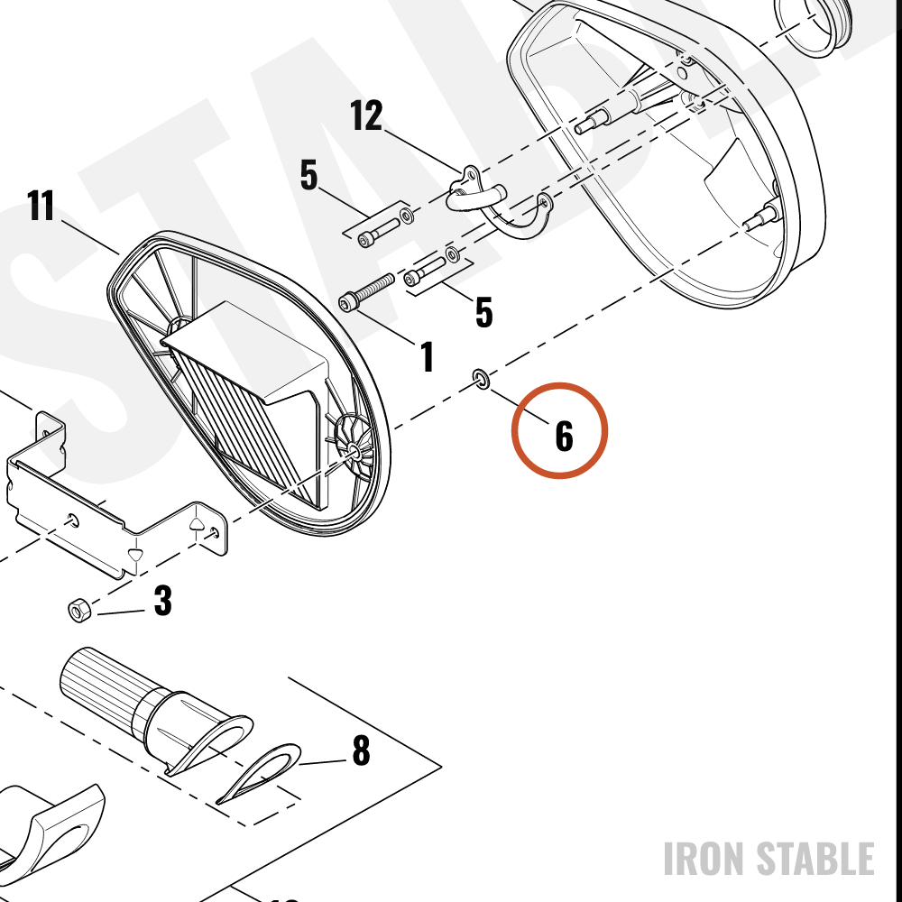 Harley-Davidson Washer, Slg, X
