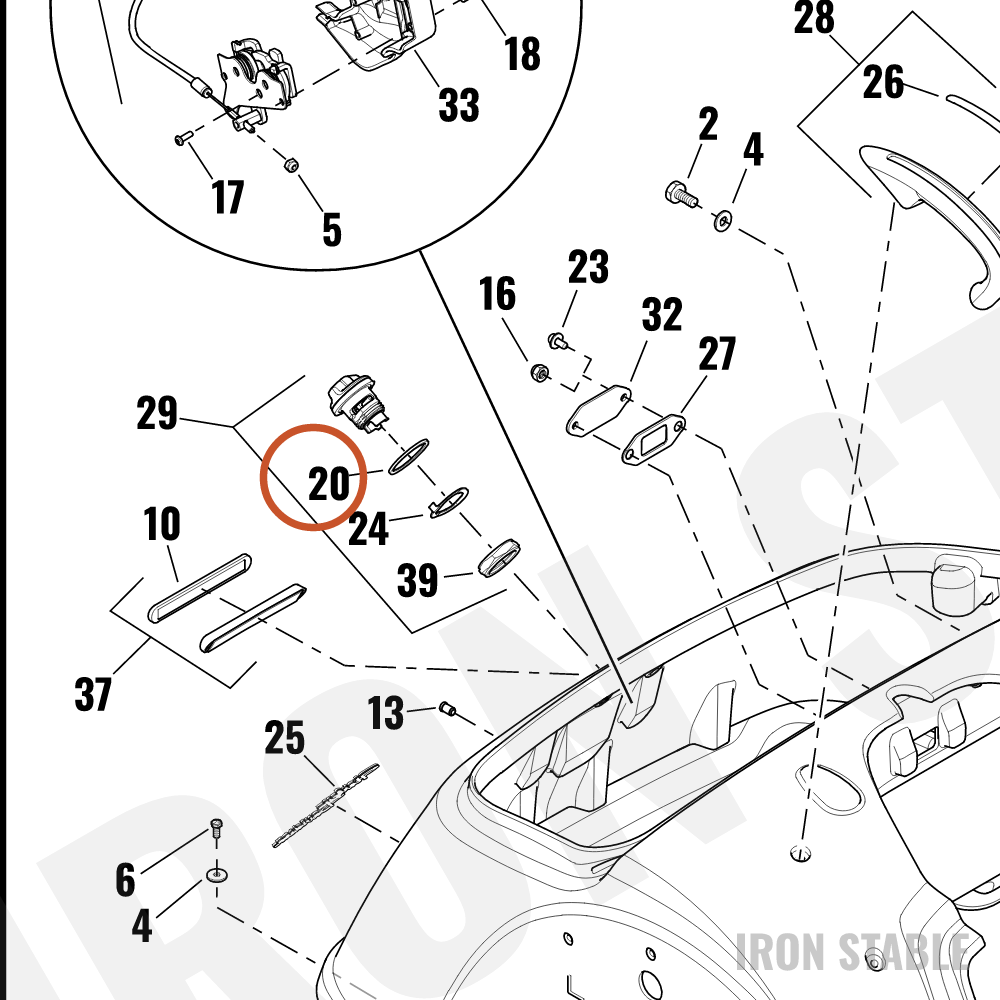 Harley-Davidson Sealing Washer, Epdm