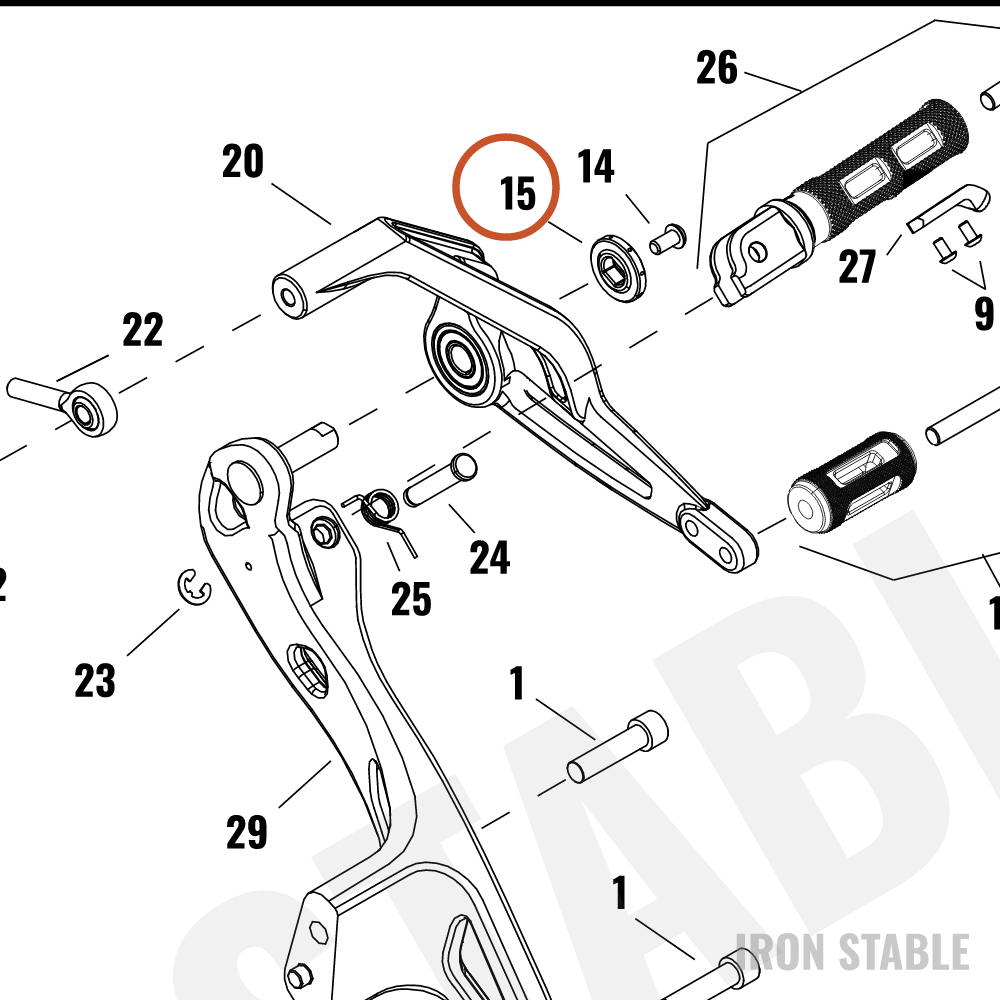 Harley-Davidson Spacer, Cap, Mid