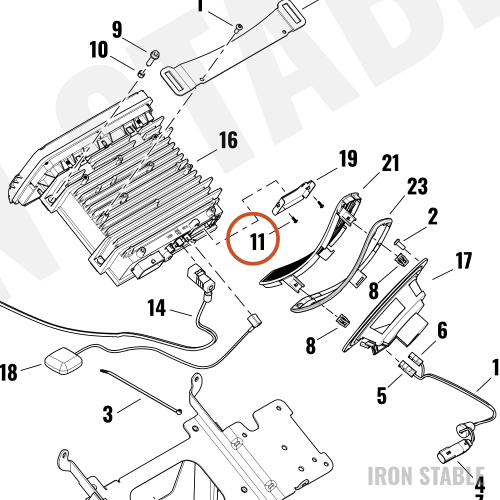 Harley-Davidson Screw, Accy Module(Po)