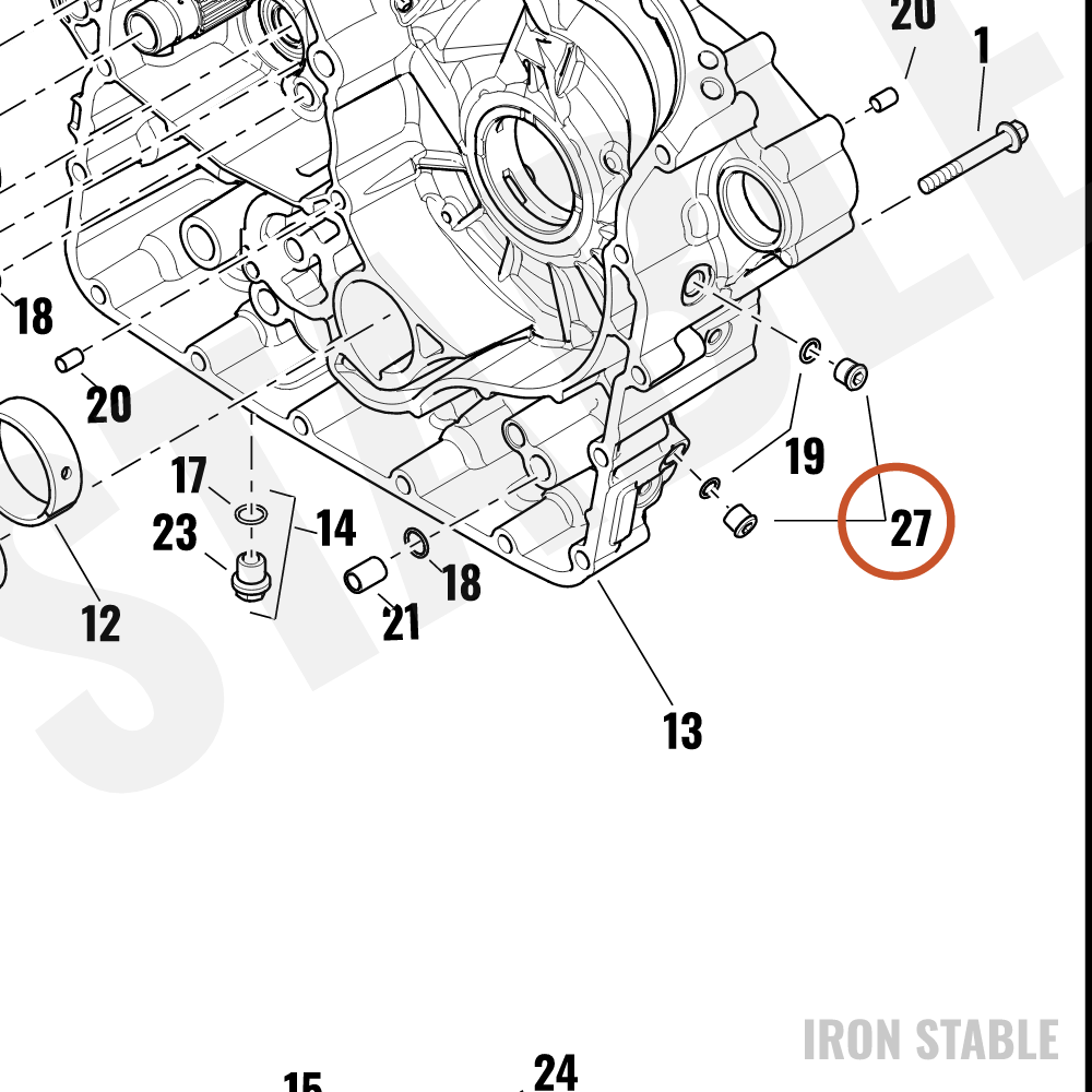Harley-Davidson Hardware, Misc, Plug, Iso, M12