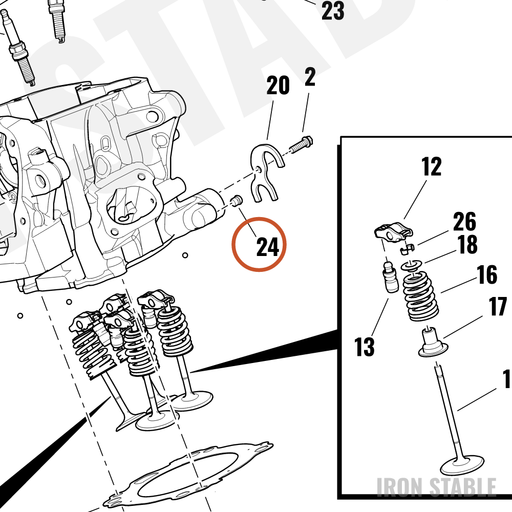 Harley-Davidson Hardware, Misc, Plug, Sae, M8