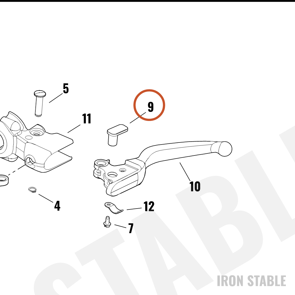 Harley-Davidson Hardware, Misc, Pin Clutch, Mechanical