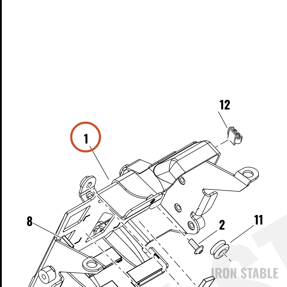Harley-Davidson Bracket, Mounting, Front Support Structu