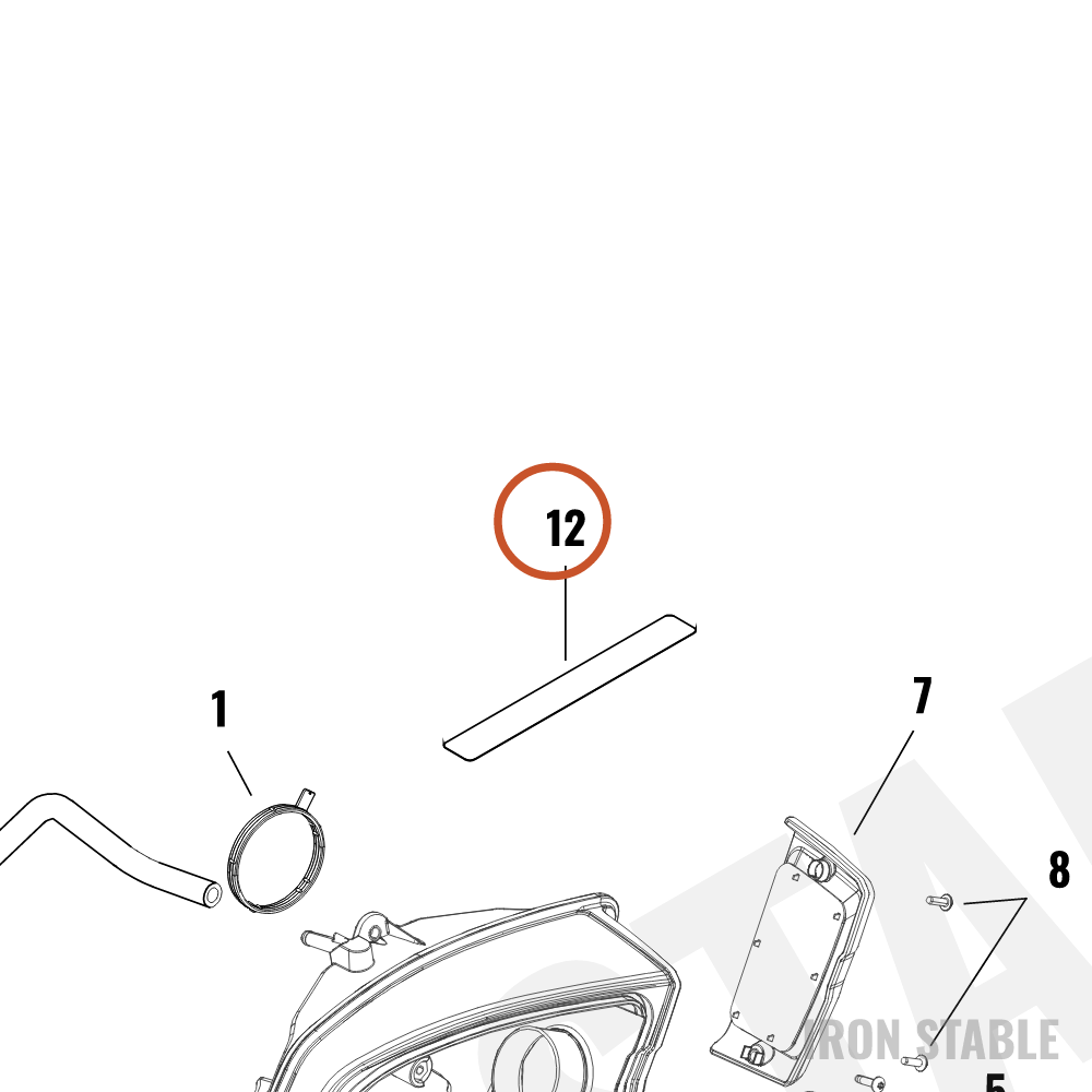 Harley-Davidson Label, Genl Wrn, A-C