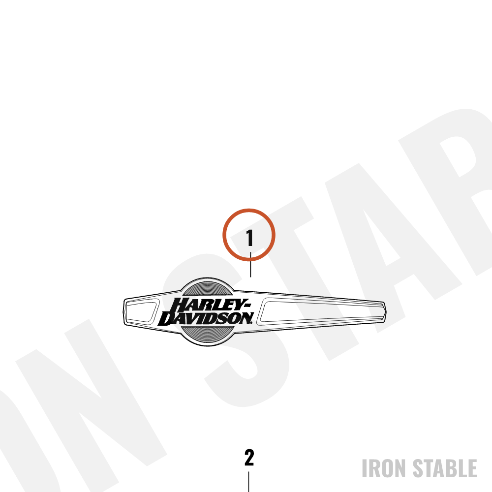 Harley-Davidson Medallion, Lh