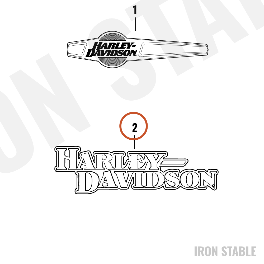 Harley-Davidson Medallion, Lh