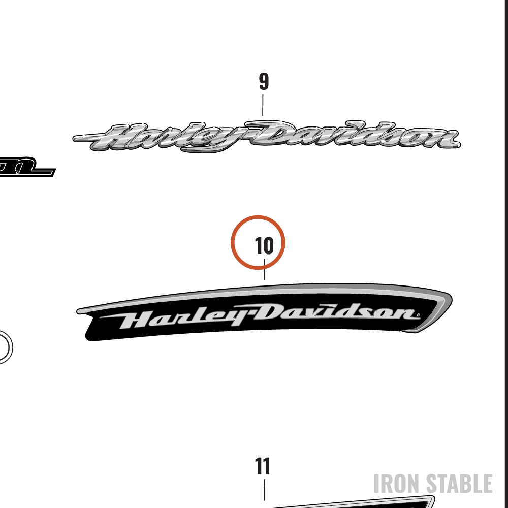 Harley-Davidson Medallion, Rh-F'tank