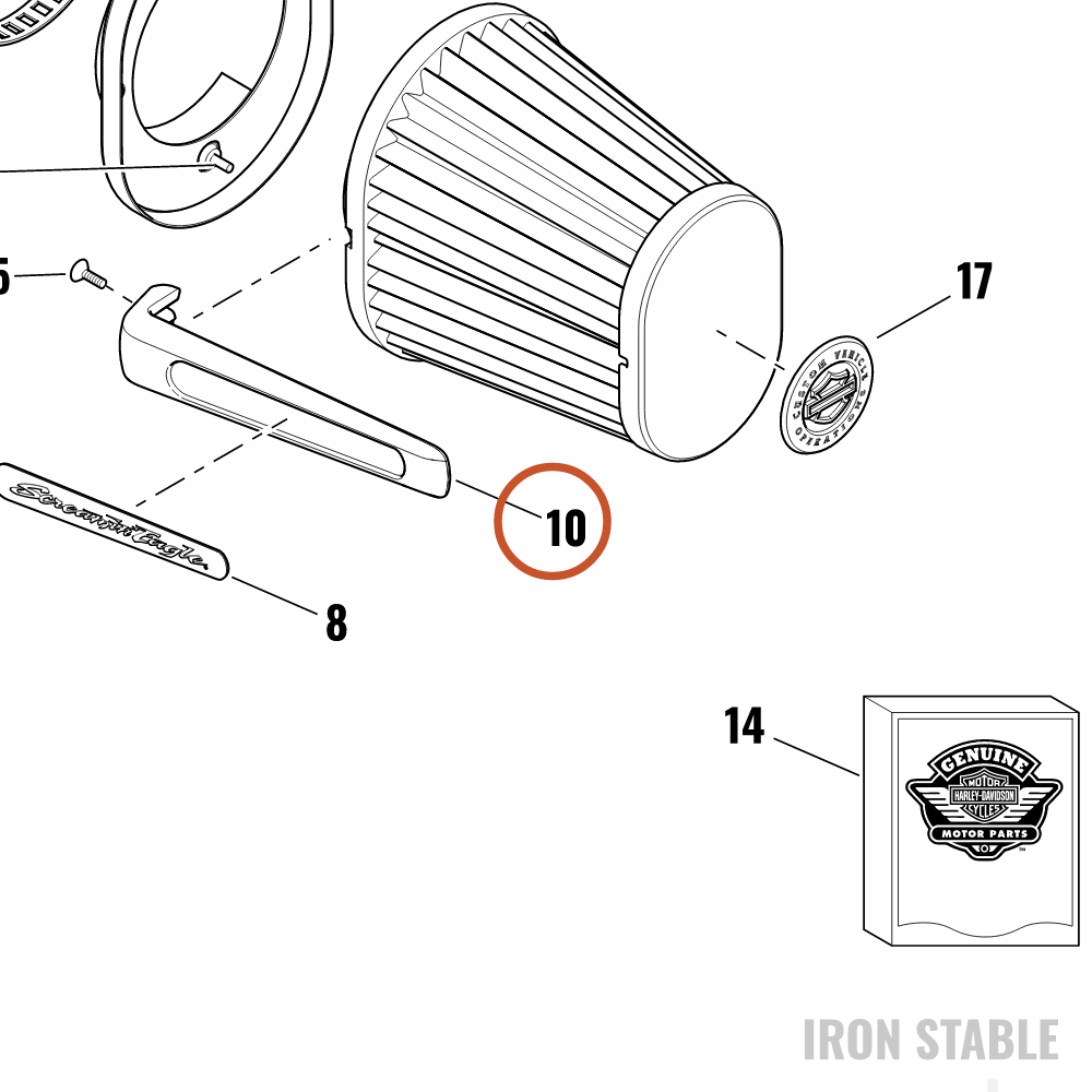 Harley-Davidson Medallion, Intake, Assembly
