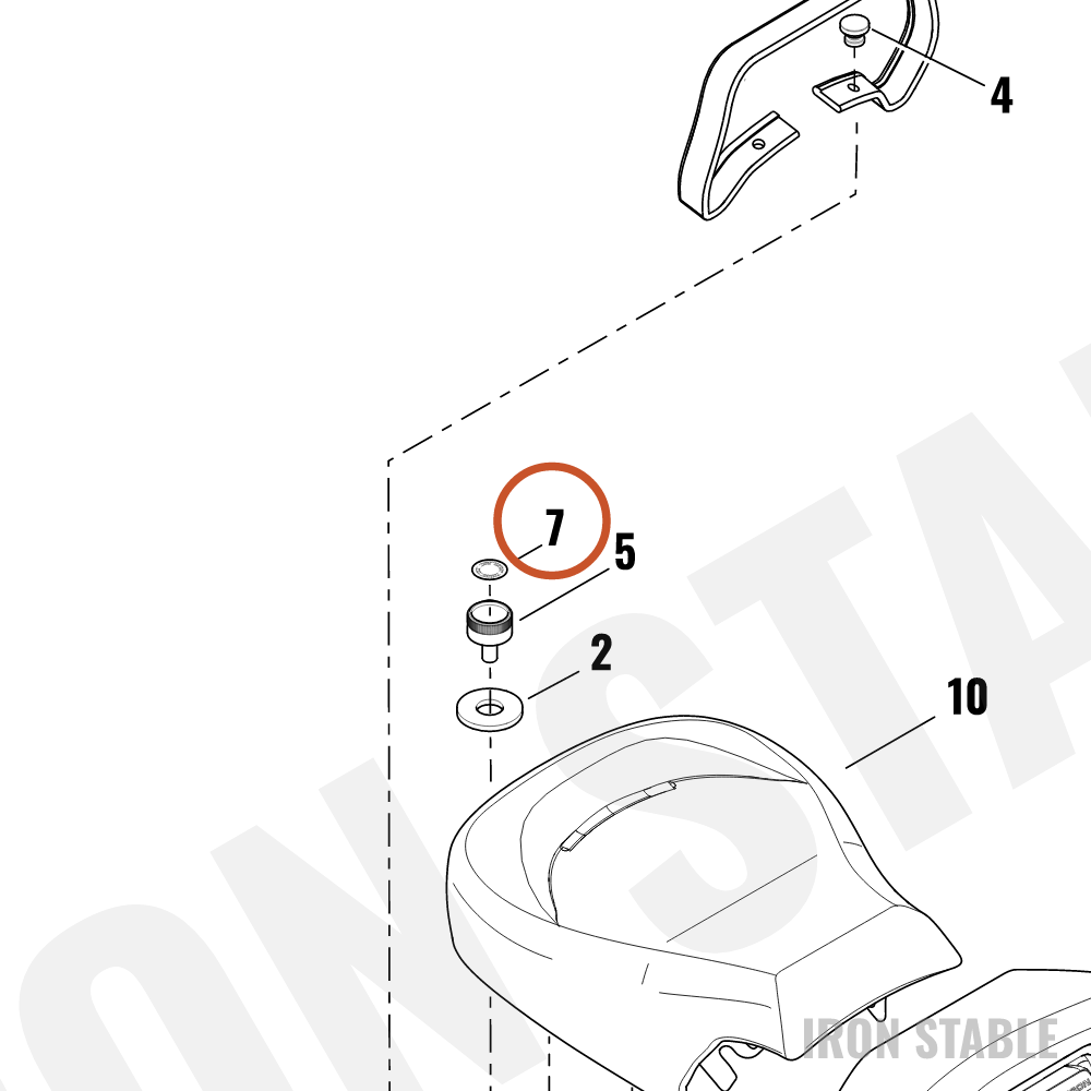 Harley-Davidson Medallion, Seat