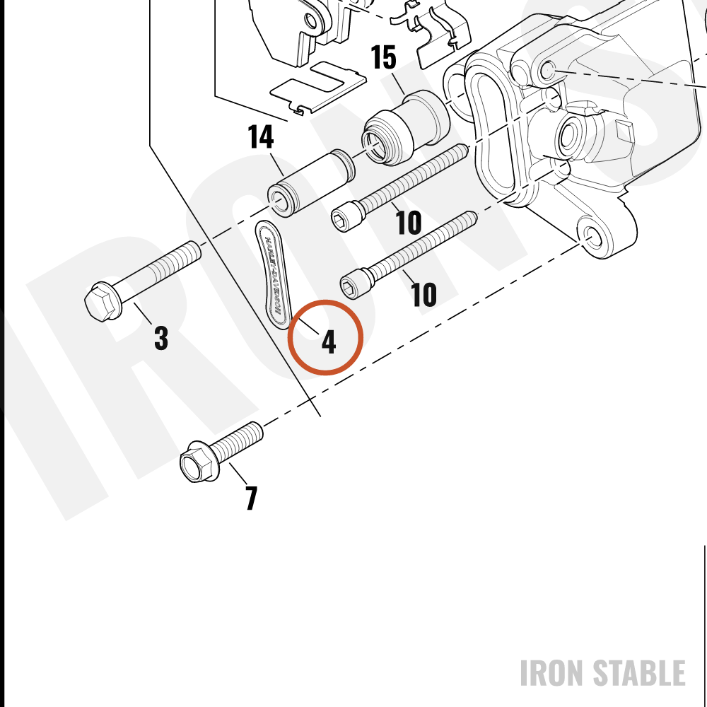 Harley-Davidson Medallion, Brake Caliper