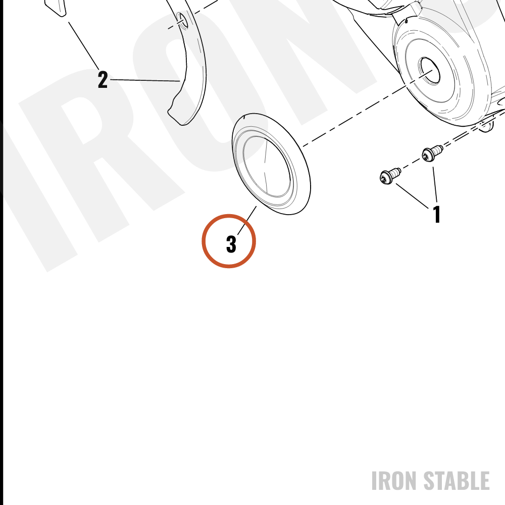 Harley-Davidson Medallion, Primary Cover, Lower